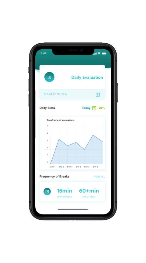 HealthTech and Fitness - Redefining the science of ergonomics at work screenshot 3